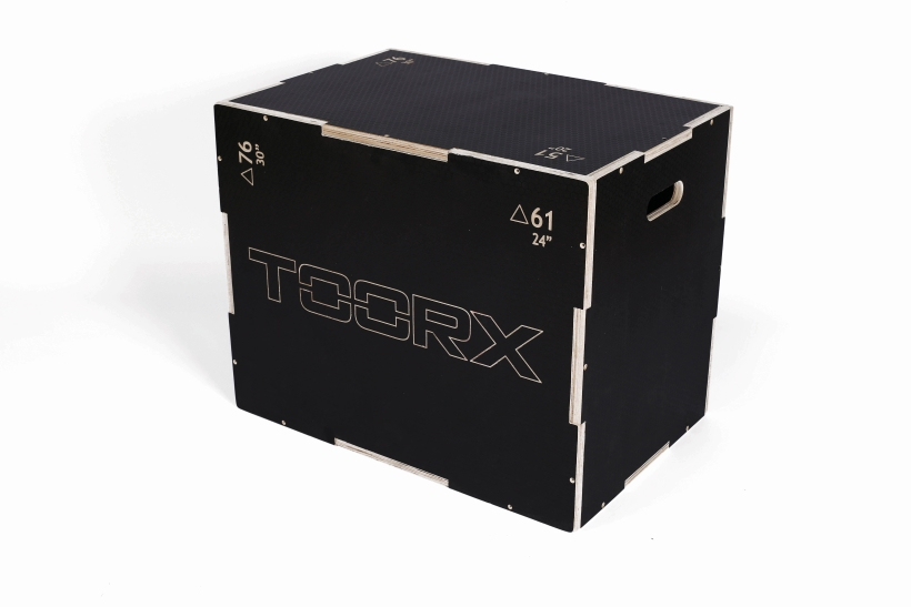 PLYO BOX 3 in 1 Toorx in Legno con finitura Honeycomb antiscivolo
