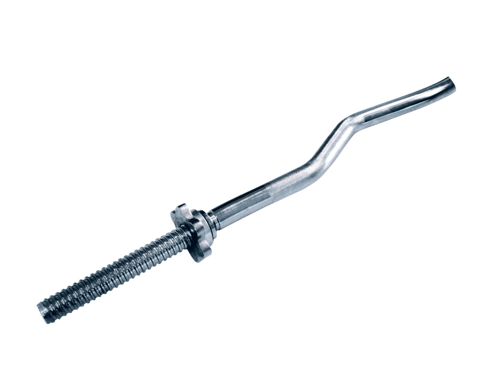 Bilanciere Curl Cromato JK Fitness 120 Cm Foro 25 mm Chiusura a Vite main product photo
