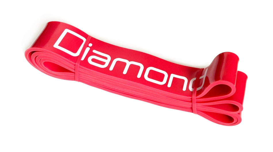 Power Band elastico Rosso 45 mm ad Anello Diamond