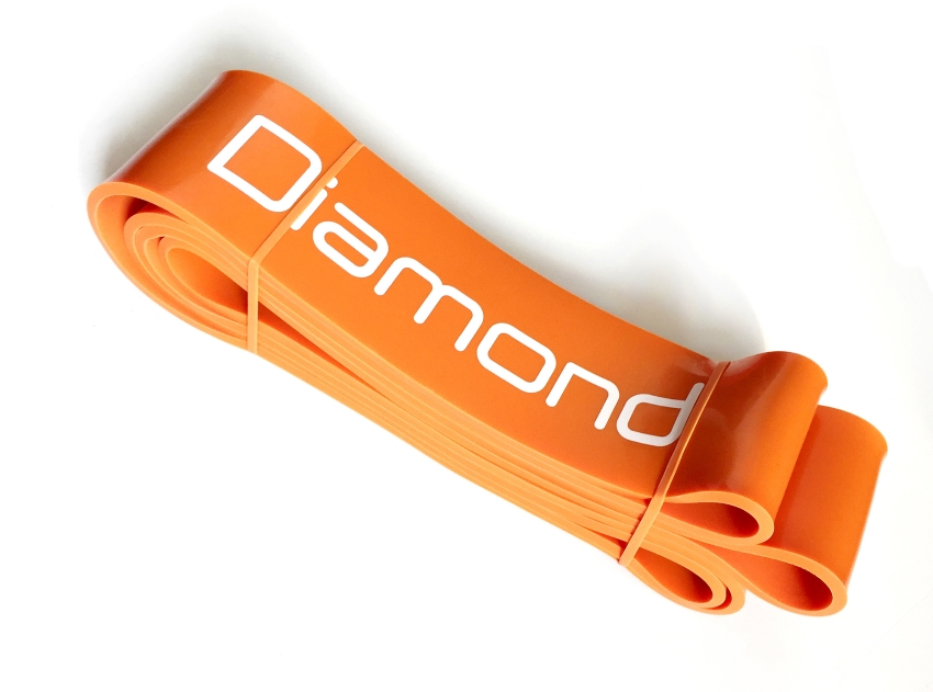 Power Band elastico Arancione 64 mm ad Anello Diamond
