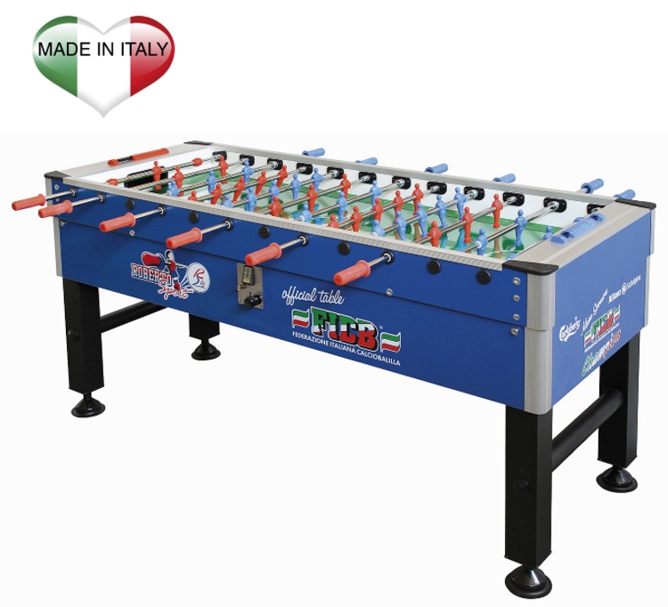Calciobalilla Roberto Sport Champion Six con Gettoniera main product photo