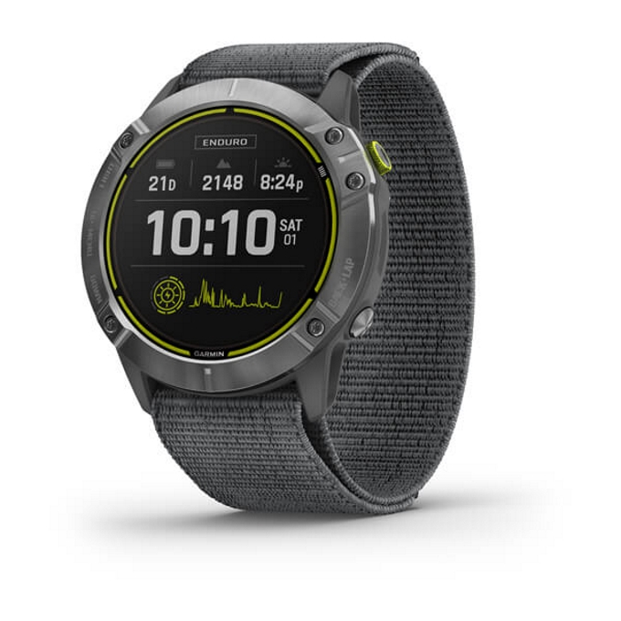 Cardiofrequenzimetro Garmin Enduro Silver Steel Solar Edition Cardiofrequenzimetro Garmin Enduro Silver Steel Solar Edition