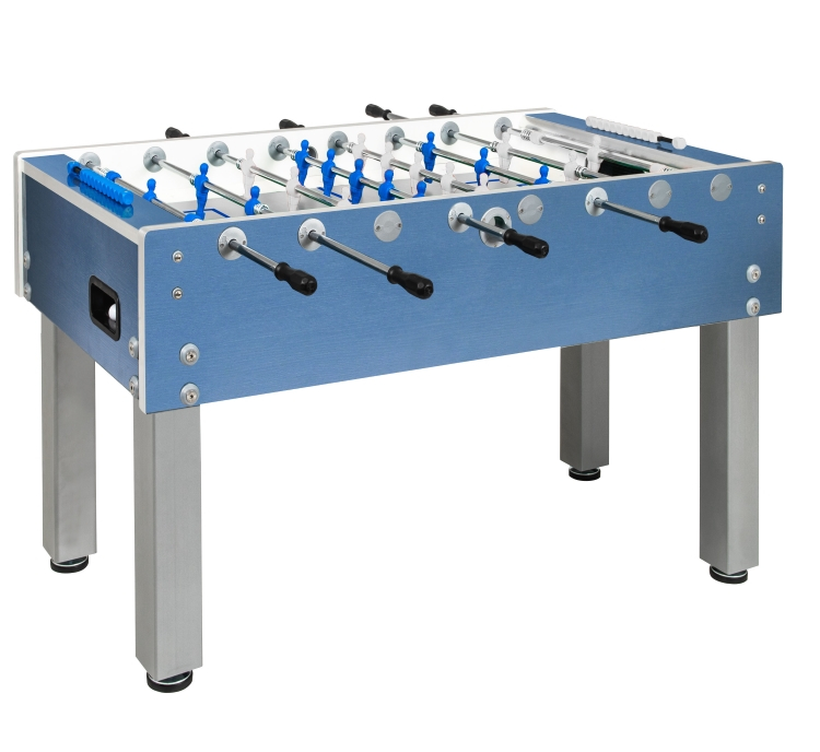 Calciobalilla Garlando G 500 Weatherproof Aste Rientranti Per Esterno Colore Blu main product photo