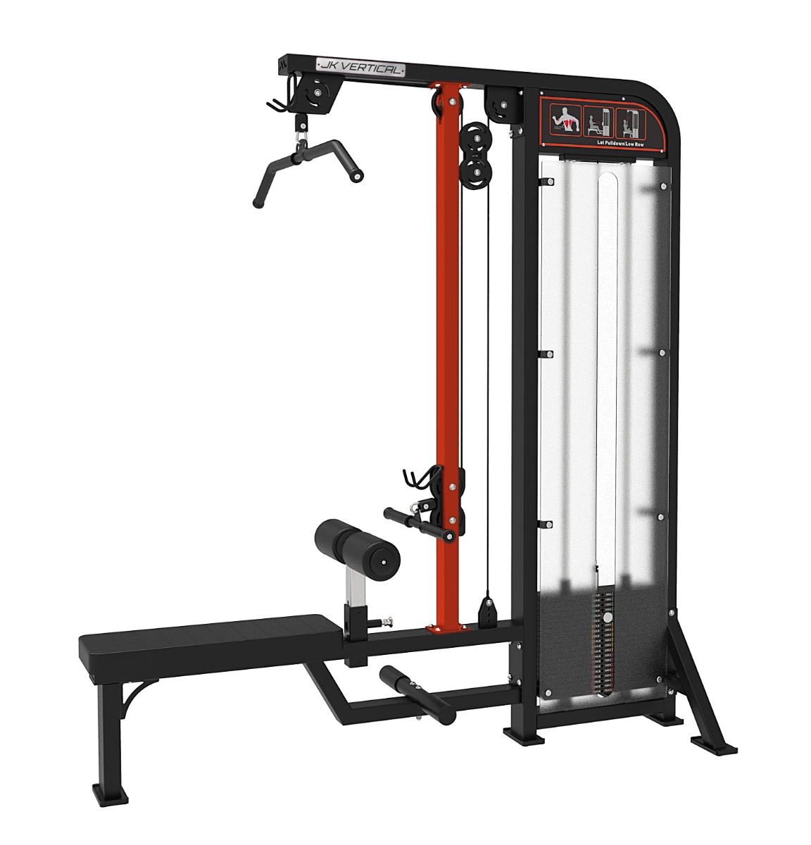 JK Fitness Vertical Line Combo Lat Machine/Pulley Row main product photo