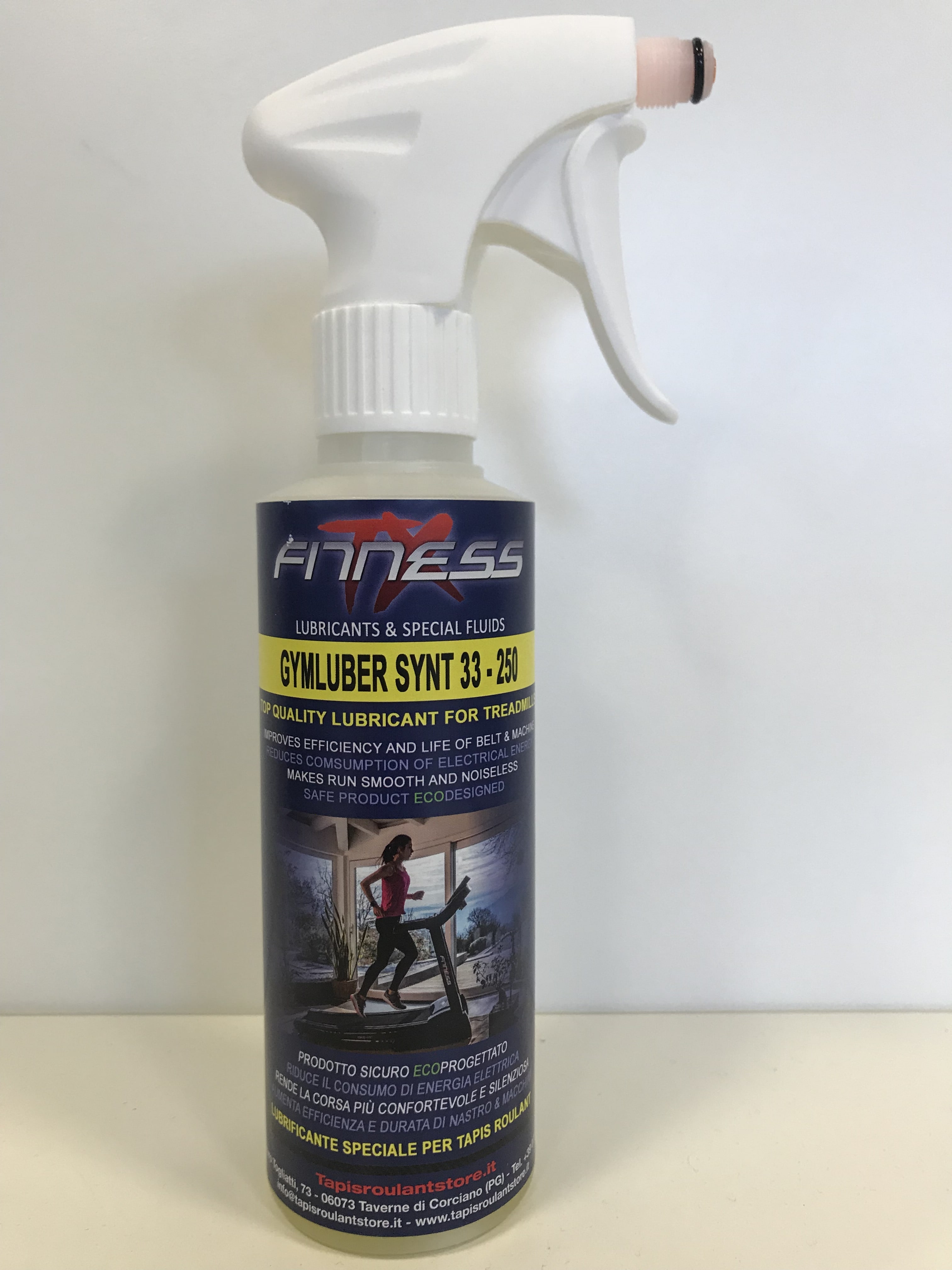Olio Lubrificante Universale Per Tapis Roulant 250 ML con dosatore main product photo