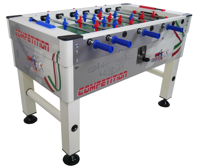 Calciobalilla Roberto Sport Competition - Piano Vetro con Gettoniera main product photo
