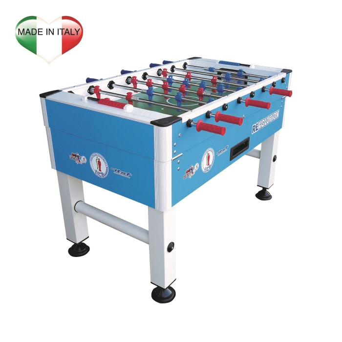 Calciobalilla Roberto Sport Professional Revolution con Gettoniera Aste Rientranti Omologato LICB main product photo