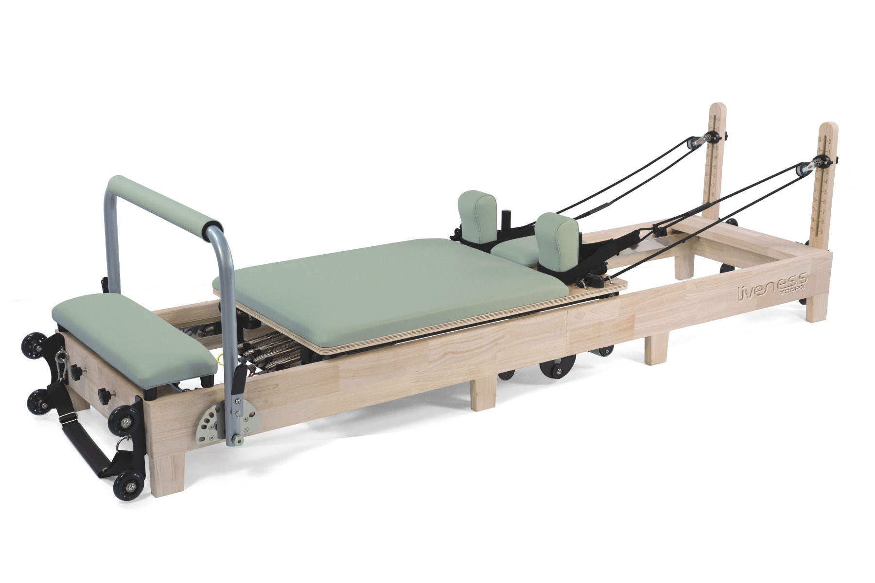 Reformer in legno di quercia naturale pieghevole PTX 3000 Green Tea main product photo