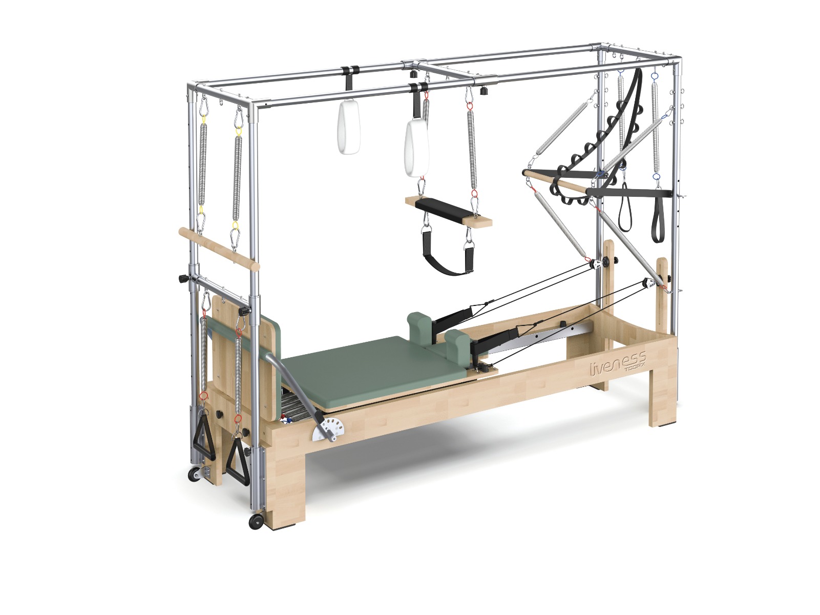 Cadillac Reformer in legno di quercia naturale PTX 6000 Green Tea main product photo
