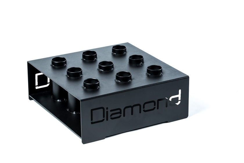 Rastrelliera Porta Bilancieri Olimpici Diamond da Terra 9 Posti main product photo