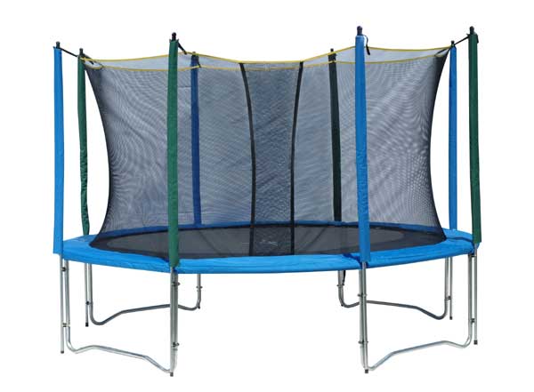 Trampolini Safetynet S Garlando rete di protezione per trampolino da esterno ...