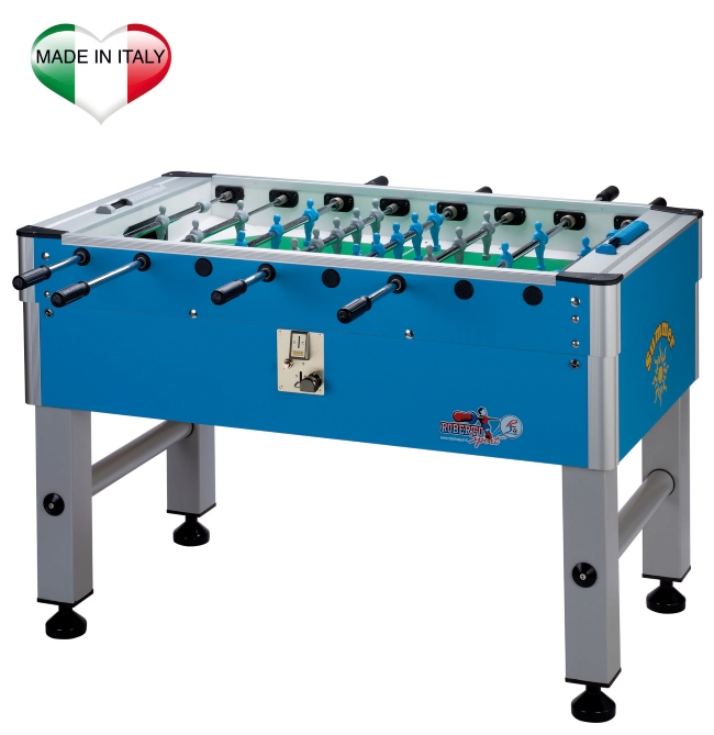 Calciobalilla Roberto Sport Summer con Gettoniera Aste Rientranti da Esterno main product photo