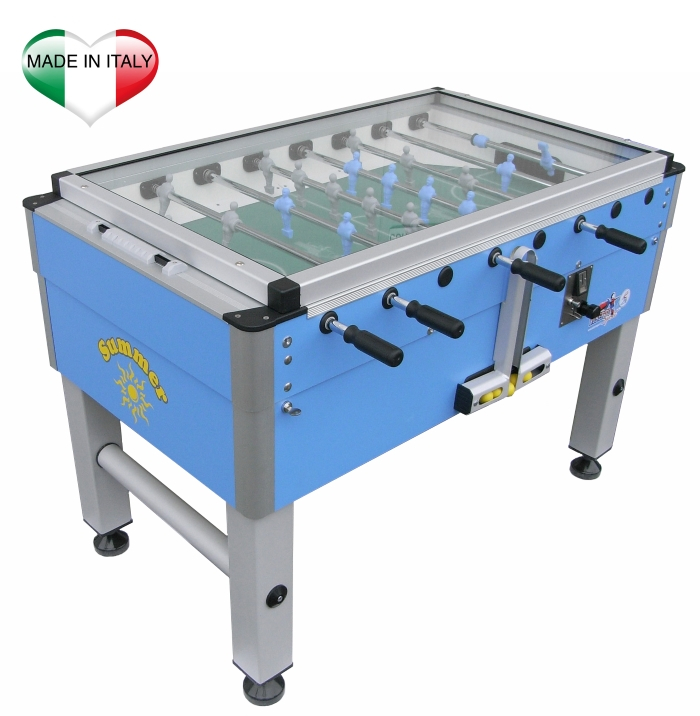 Calciobalilla Roberto Sport Summer Cover con Gettoniera Aste Rientranti da Esterno main product photo
