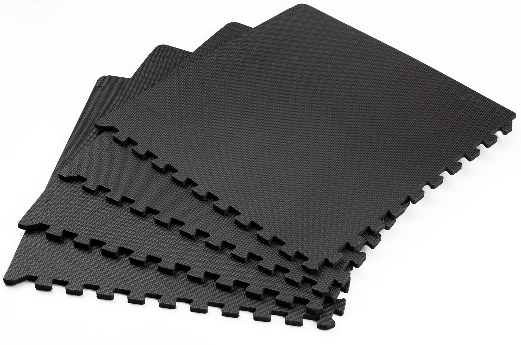 Tappetino Componibile 62 x 62 x 1,2 cm - nero - set di 4 pz main product photo